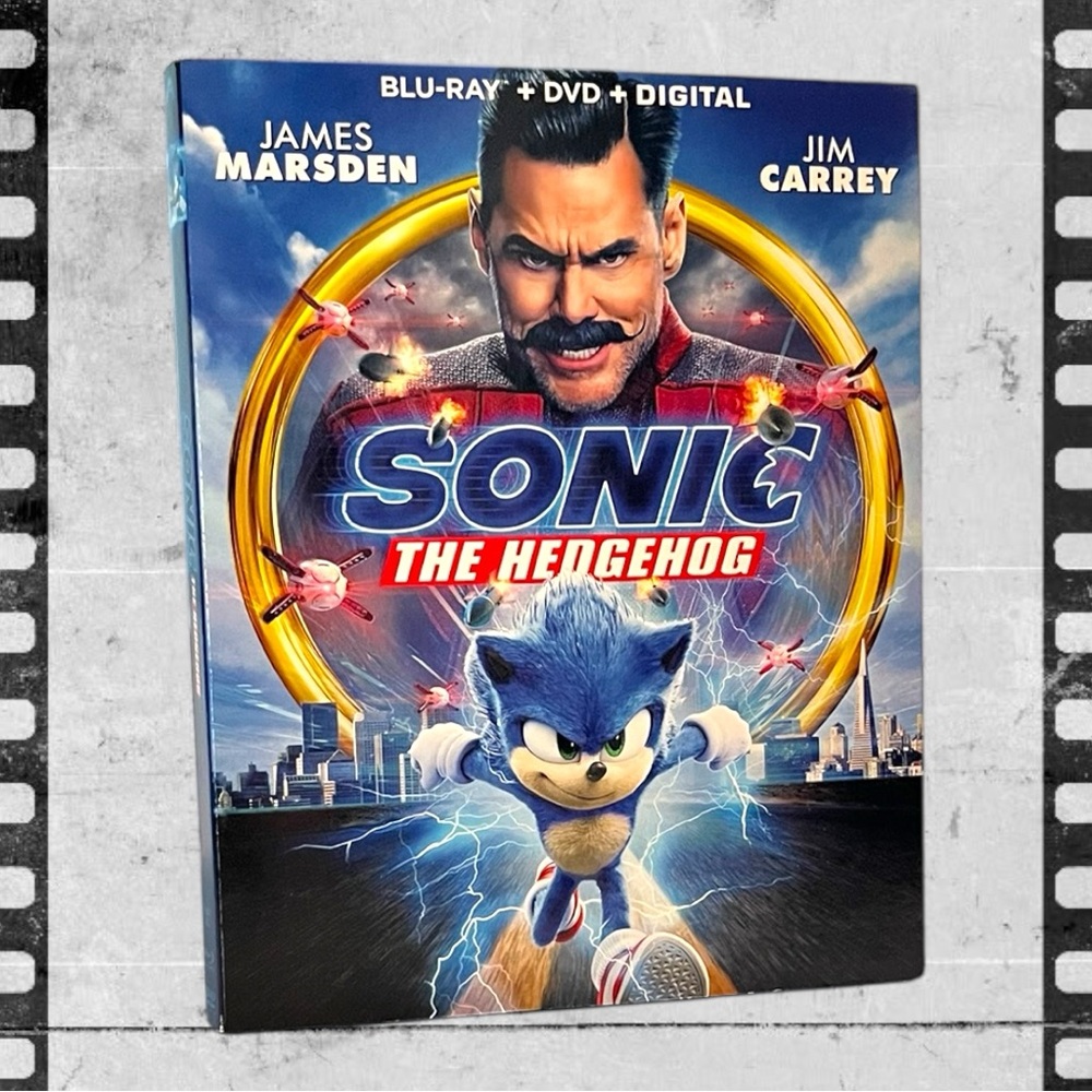 Sonic the Hedgehog Blu-ray/DVD Combo Family Action Adventure